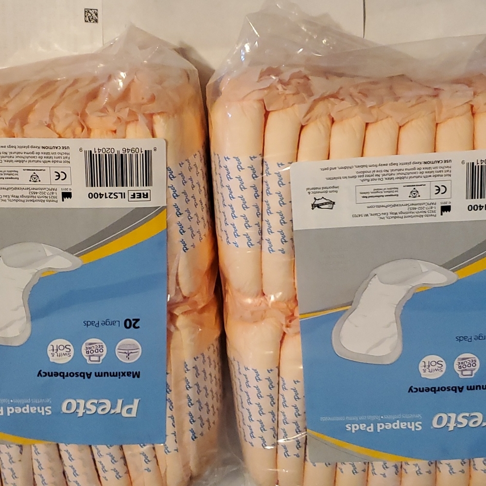 PRESTO SHAPED PADS 2 PACKAGES